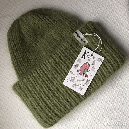 Вязаная шапка «такори» ручной работы