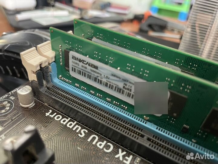 Fx 8350 + ddr3 2x8 + не рабочая материнка