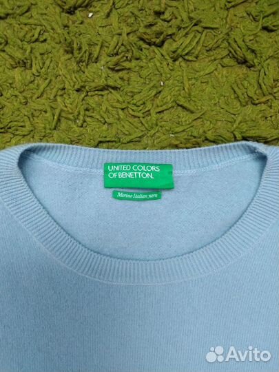 Джемпер женский benetton меринос 44р