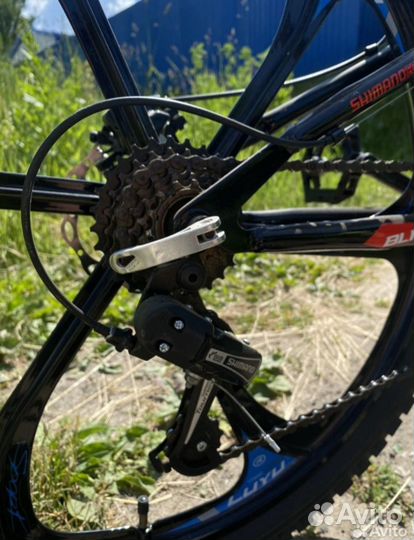 Двухподвесный велосипед black ONE totem