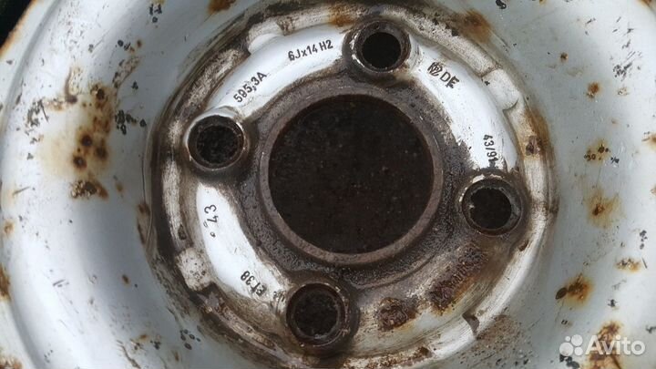 Штампованные диски оригинал vw passat b3 b4 golf 3