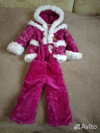 Детский зимний костюм для девочки