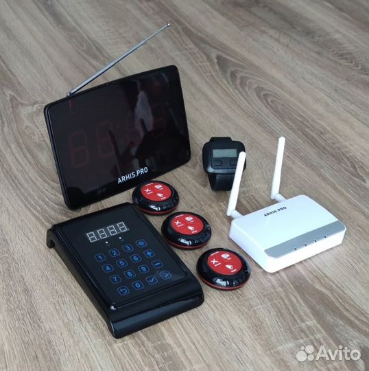 Кнопка вызова медперсонала, персонала, врача, часы