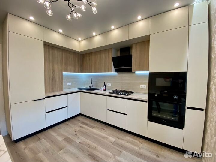 Угловые, прямые кухни на заказ