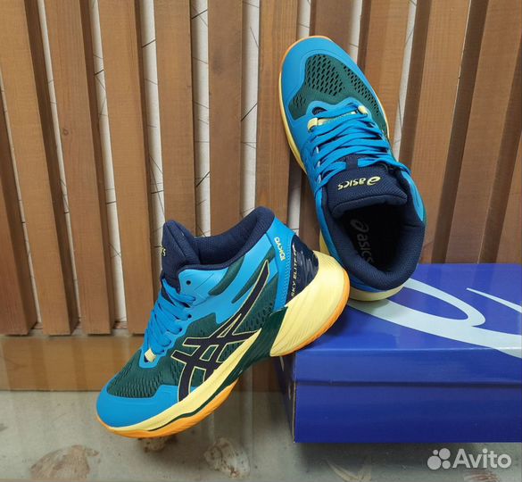 Кроссовки Asics волейбол 40-44 артикул 723 синий