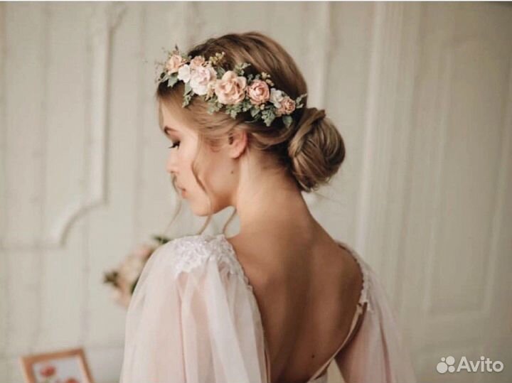 Венок цветочный на голову