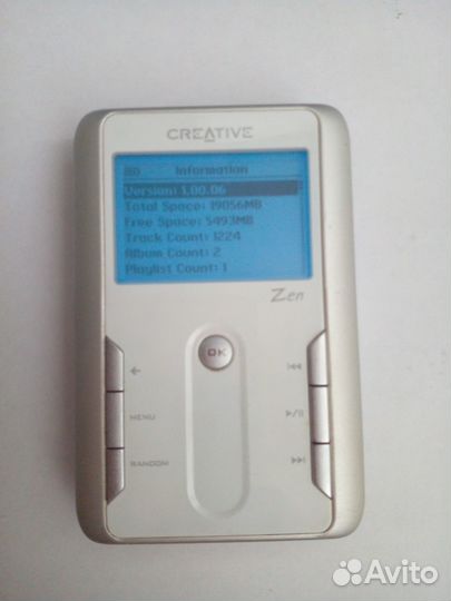 MP3/HDD/WMA-плеер Creative Zen Touch dap-hd0014