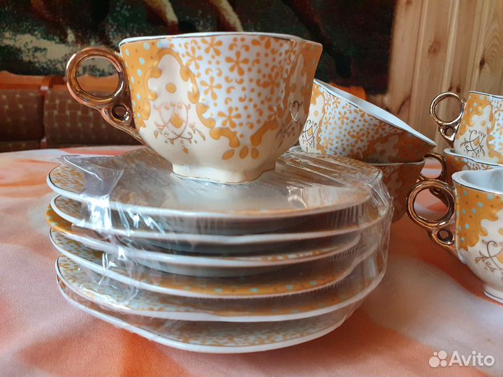 Чайный набор новый на 6 персон