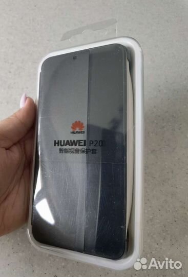 Умный чехол-книжка для Huawei P20 оригинал