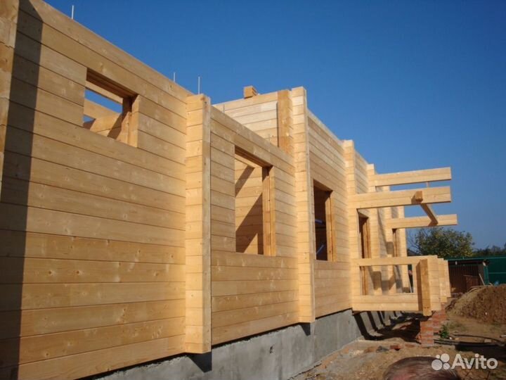 Клееный брус. Профилированный брус (А
