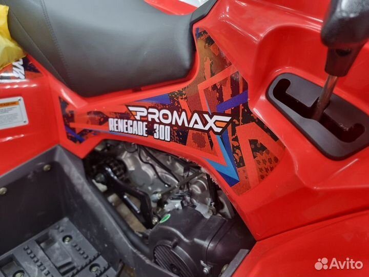 Квадроцикл promax renegade 300(красный)