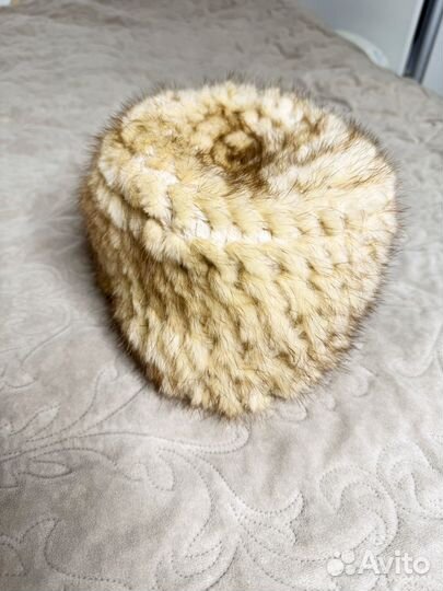 Шапка норковая женская