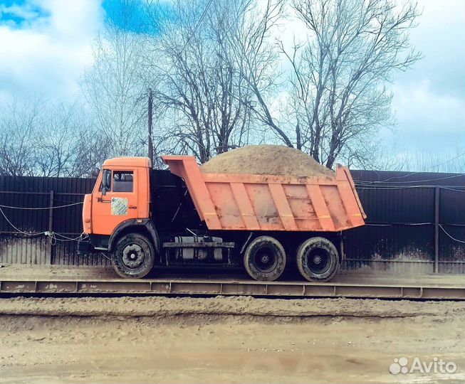 Песок карьерный в наличии