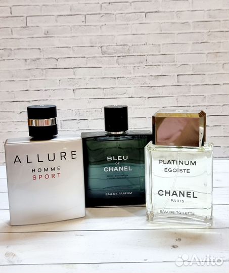 Chanel sport, blue, platinum egoist