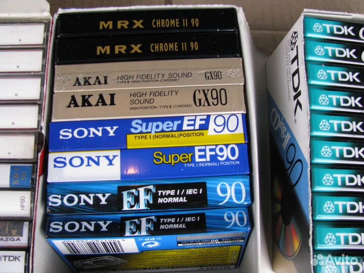Аудиокассеты новые запечатанные