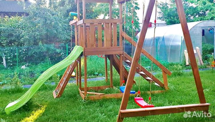 Детская деревянная площадка