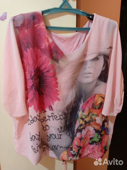 Блузки женские летние 52 54 размер