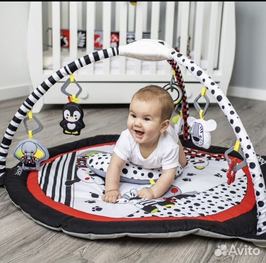 Развивающий коврик для новорожденного с музыкой
