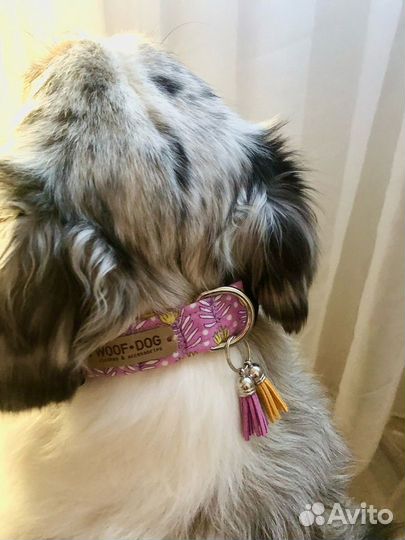 Ошейник ручной работы для собак новый