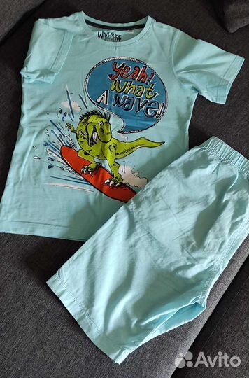 Комплект летней одежды для мальчика 128-134