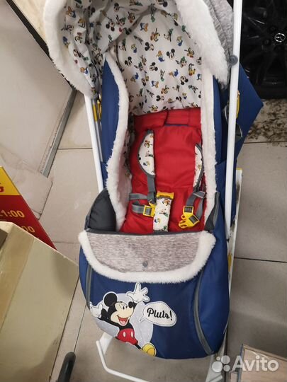Детские санки коляска ника kids