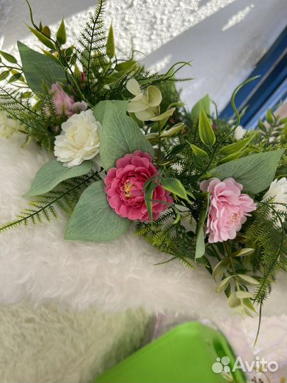 Венок на голову из цветов