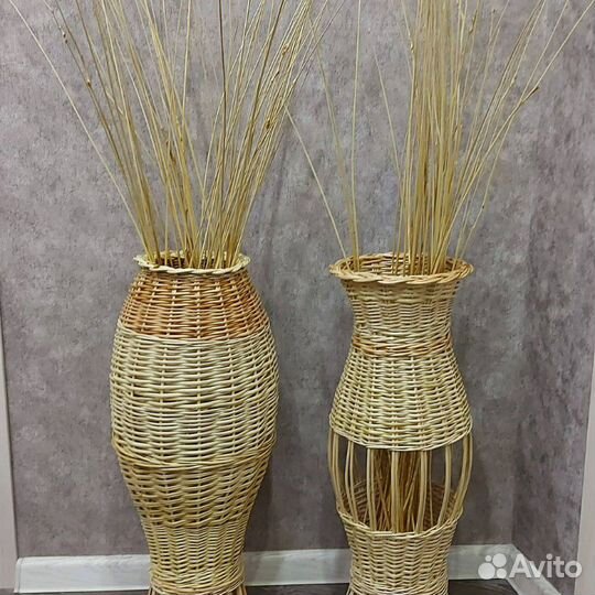 Плетёная Ваза из лозы
