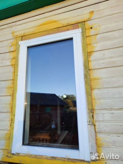 Окна пластиковые бу с наличниками