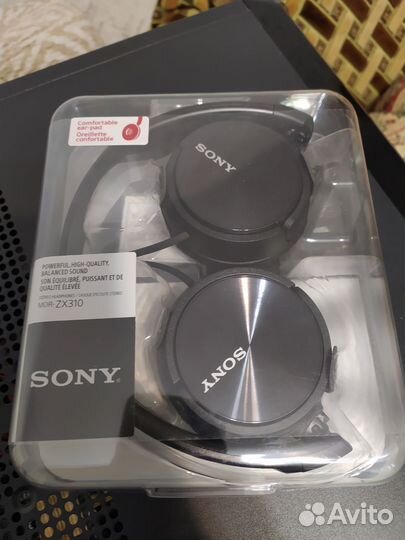 Наушники Sony MDR-ZX310, mini jack 3.5 mm, черный