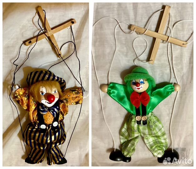 Игрушки. Клоуны. Куклы. Винтаж