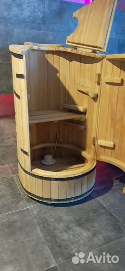 Кедровая бочка с парогенератором бу