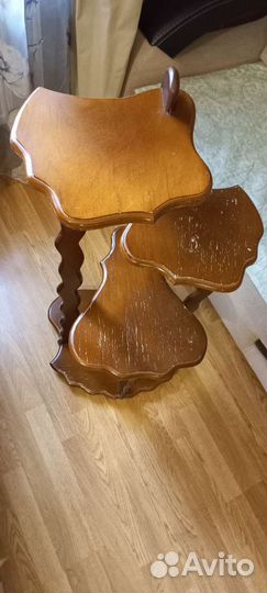 Подставка для цветов напольная деревянная