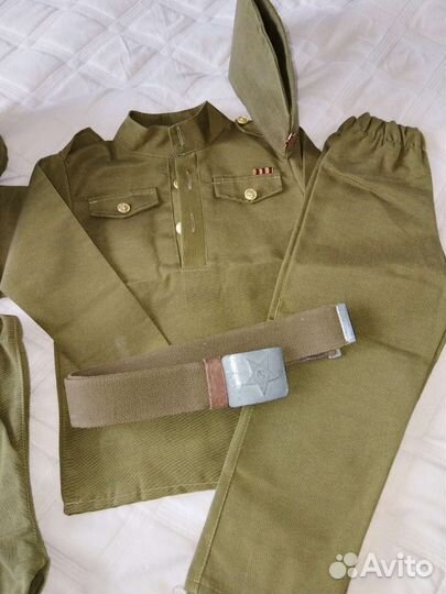 Костюм солдата(военный,карнавала) р.30,36 новые