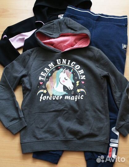 Fila для девочки софтшел и брюки, толстовка