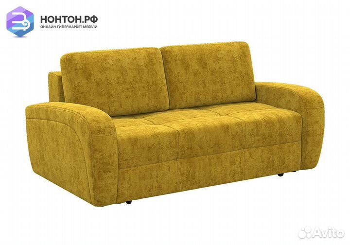Диван раскладной 3-х секционный Мали желтый