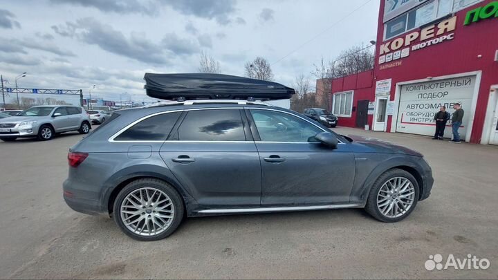 Бокс на крышу LUX irbis 206 черный глянец