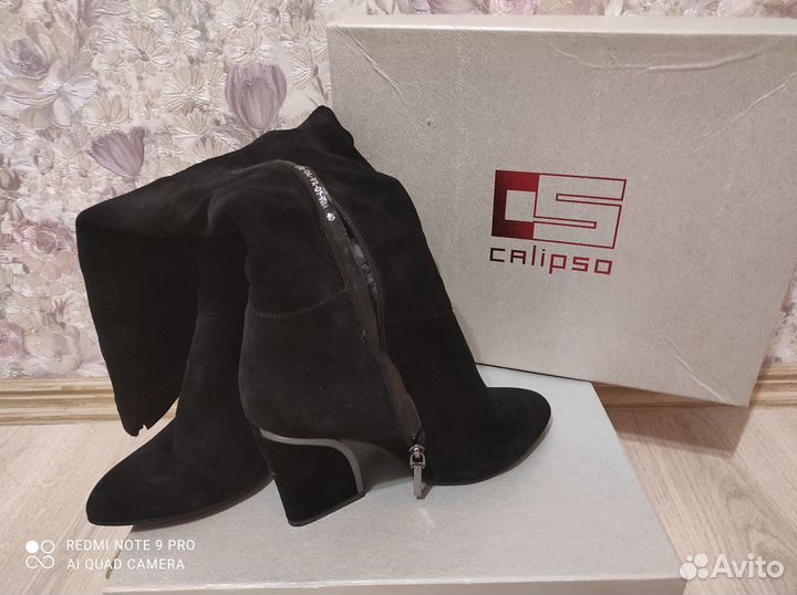 Сапоги зимние женские 40 размер замша