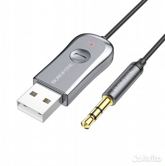 Bluetooth адаптер USB - 3.5мм Borofone BC44 черный