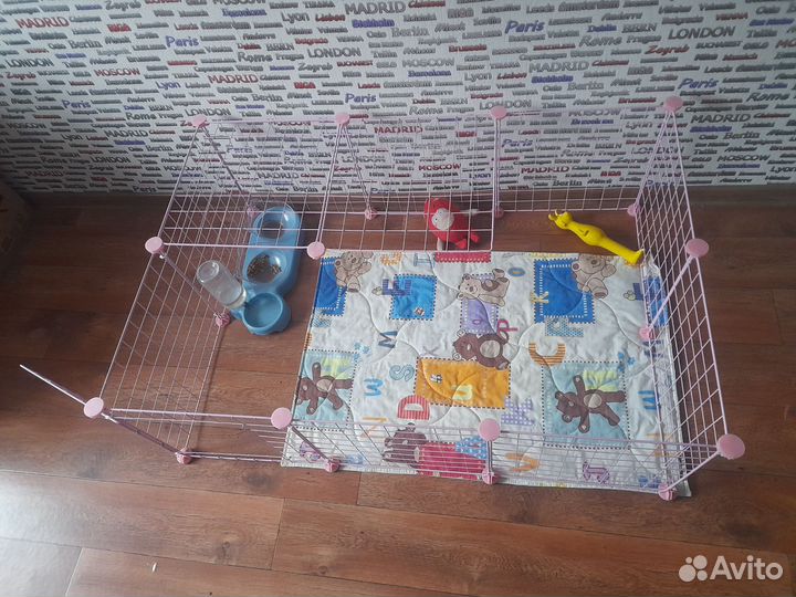 Модульный вольер с дверью для животных