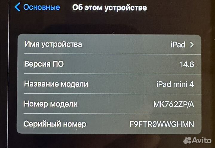 iPad mini 4 128gb