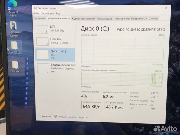 Новый Realme i3-1115G4/8gb/2160x1440