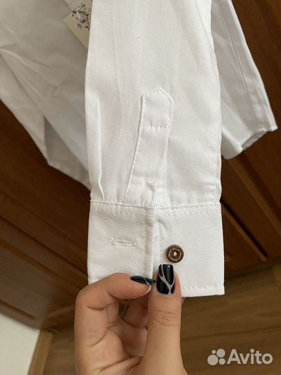 Рубашка белая 122 - 128 размер