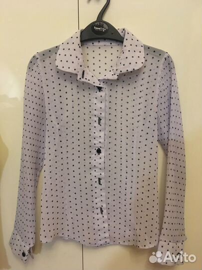 Блузки для школы размер 128-134