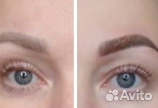 Перманентный макияж бровей губ и век татуаж