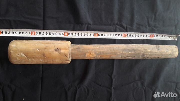 Старинная деревянная толкушка-пестик. Предмет быта