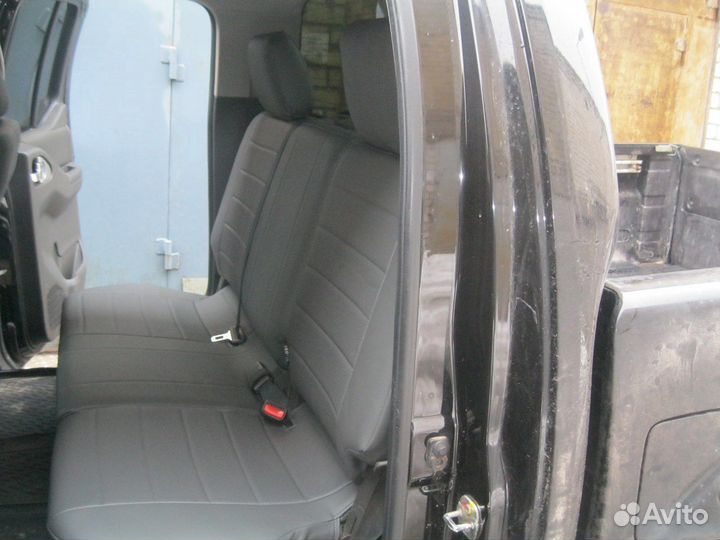 Чехлы экокожа на Nissan Navara 3 Автопилот