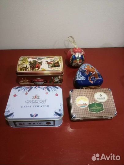 Жестяные банки (коробки), ракушки