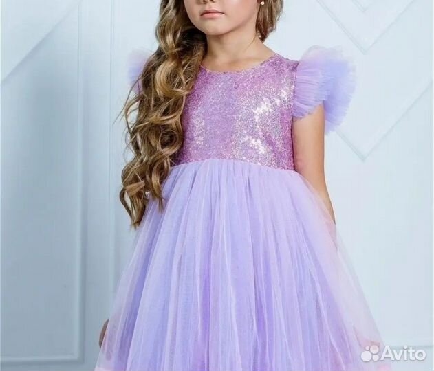 Праздничное платье для девочки lelukids 98
