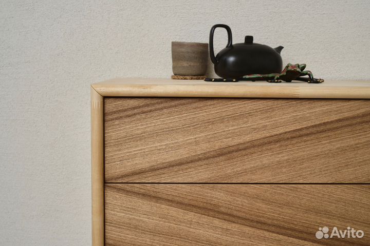 Тумба под тв Kyoto 200х51х40 см из массива дерева