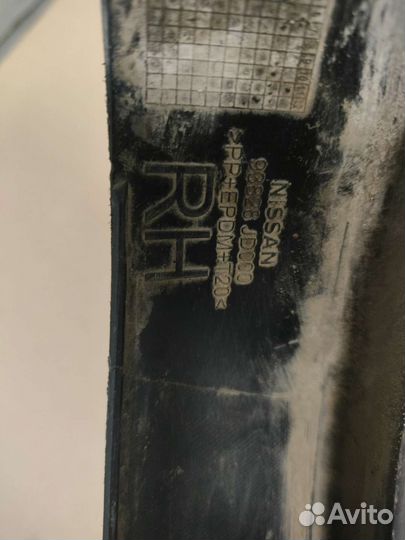 Расширитель крыла задний правый Nissan Qashqaij10